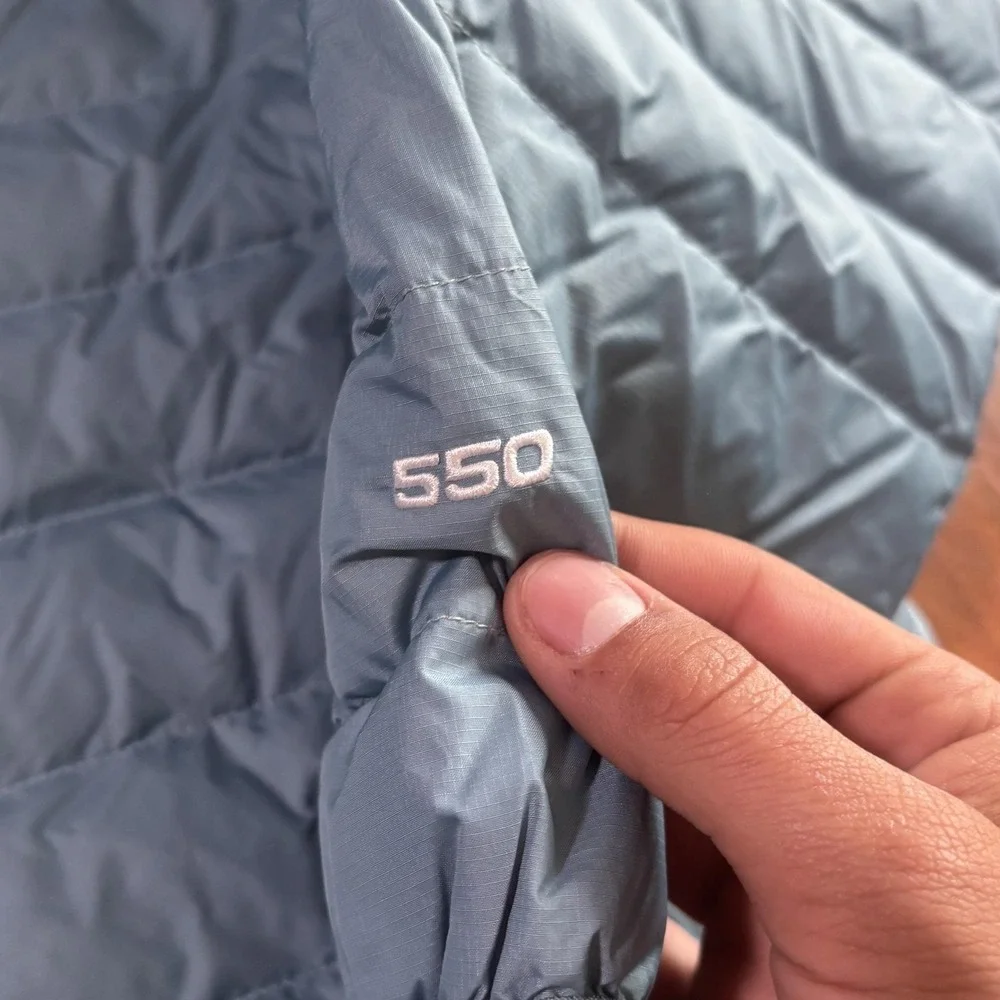 NWT The North Face Jacket Mens 2XL Blue 550 Minoqua Down Puffer Full Zip Outdoor